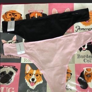 CALVIN KLEIN Thong Bundle (2 prs)
